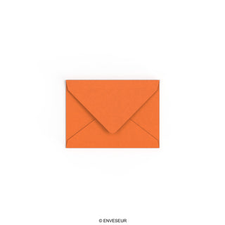 Vuur oranje envelop 82x113 mm (C7)