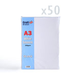 A3 Witte Kaart 300 g/m² Pak van 50 stuks