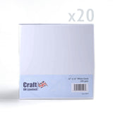 300x300 Witte Premier Kaart 250 g/m² Pak