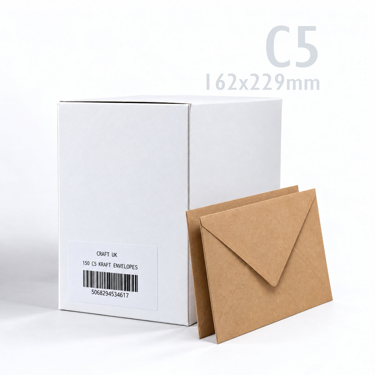 Kraft Enveloppen 110 g/m² Pak van 150 stuks