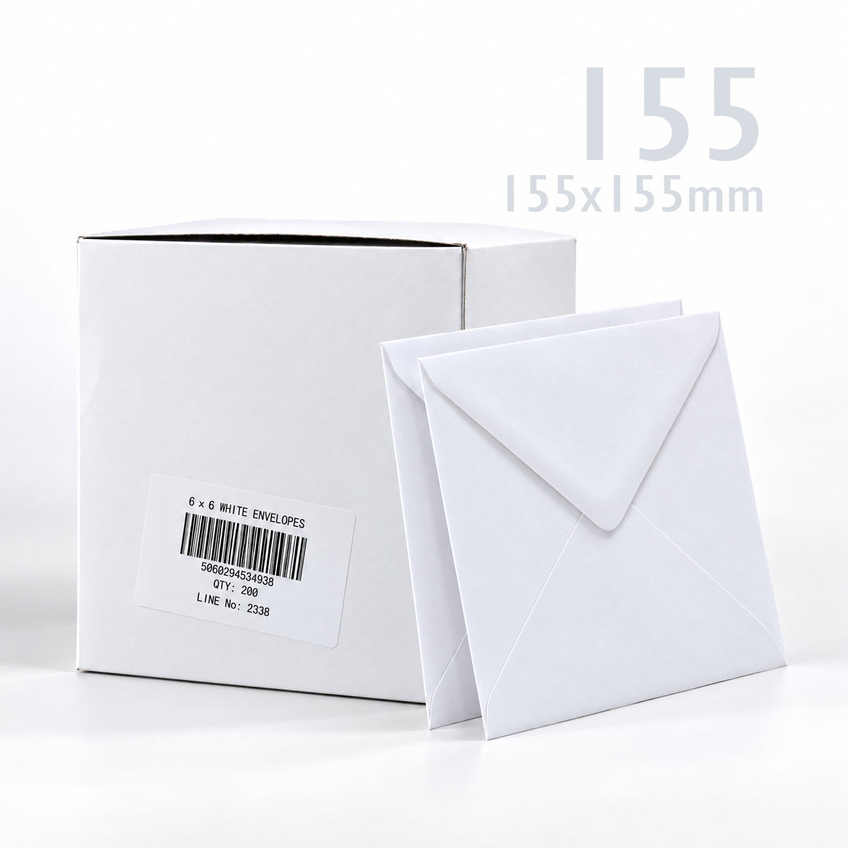 Witte Enveloppen 100 g/m² Pak van 200 stuks