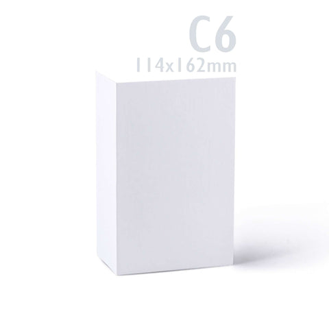 White Smooth Cards & Envelopes Pack White 114x162 mm + 105x148 mm