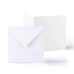 White Smooth Cards & Envelopes Pack