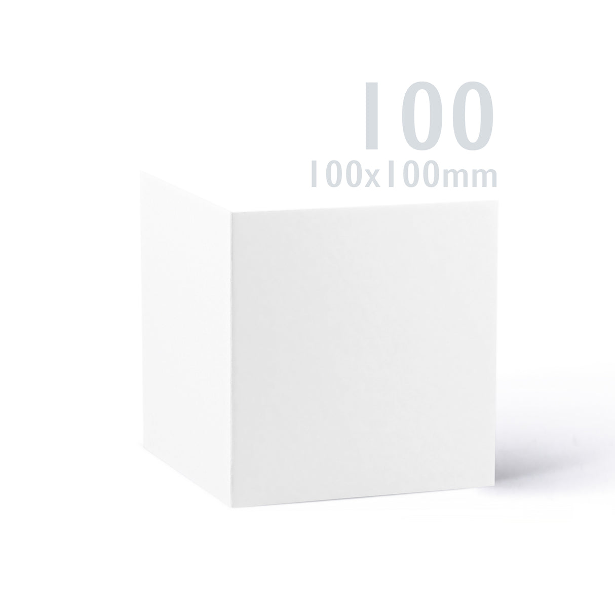 Set witte gladde kaarten 250 g/m² en enveloppen 100 g/m² – verpakking