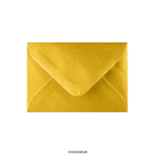 70x100 mm Metalen Gouden Envelop