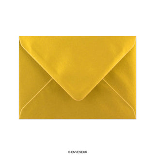 114x162 mm (C6) Metalen Gouden Envelop