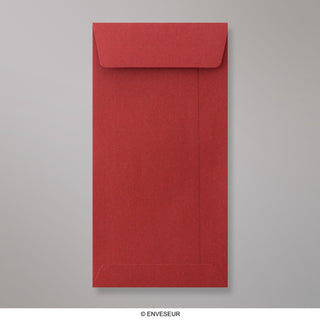 220x110 mm (DL) Donkerrood Pocket Envelope