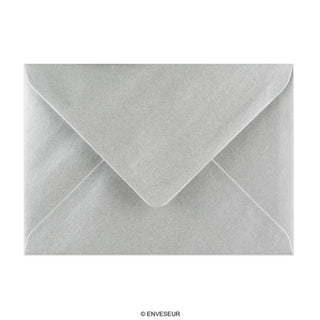 125x175 mm Metalen Zilver Envelop