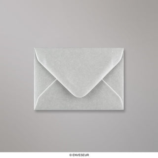 70x100 mm Metalen Zilver Envelop