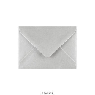 82x113 mm (C7) Metalen Zilver Envelop