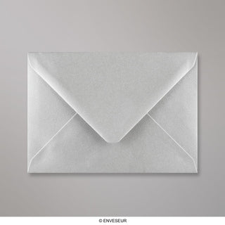 114x162 mm (C6) Metalen Zilver Envelop