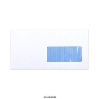 Witte envelop 115x225 mm