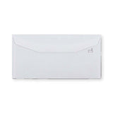 Witte envelop met binnendruk 110x220 mm (DL) 80gr/m²