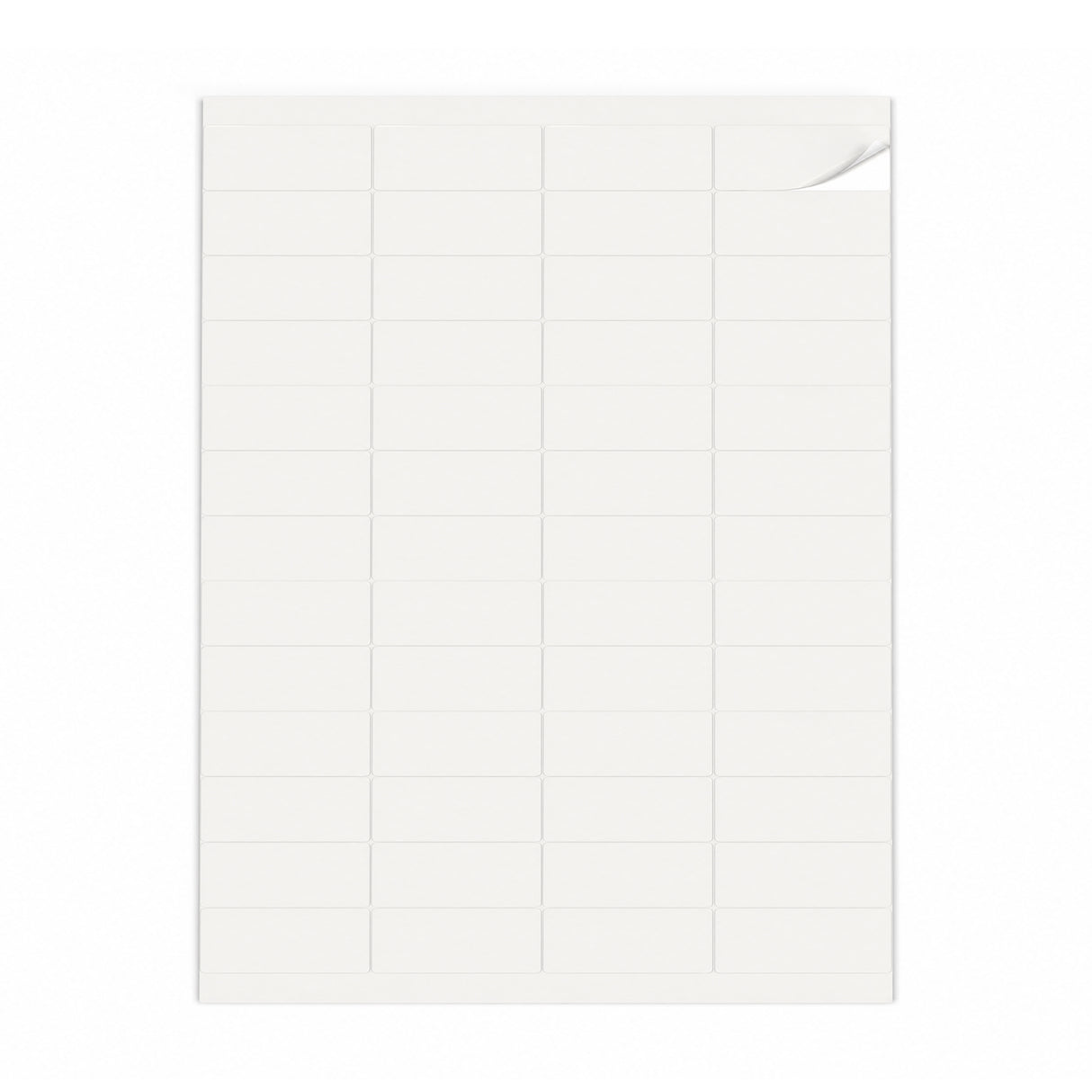 Witte etiketten pakketten XS - 100 vel