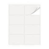 Witte etiketten pakketten ML - 100 vel