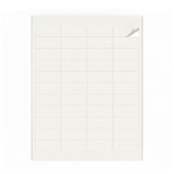 Witte etiketten pakketten XS - 100 vel