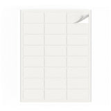 Witte etiketten pakketten S - 100 vel