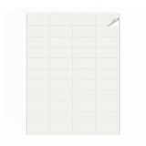 Witte etiketten pakketten XS - 100 vel