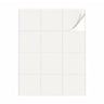 Witte etiketten pakketten ML - 100 vel