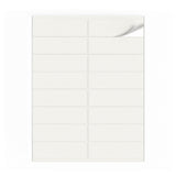 Witte etiketten pakketten M - 100 vel