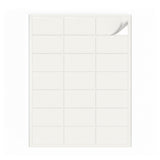 Witte etiketten pakketten S - 100 vel