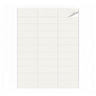 Witte etiketten pakketten S - 100 vel