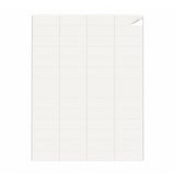 Witte etiketten pakketten XS - 100 vel
