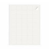 Witte etiketten pakketten XS - 100 vel