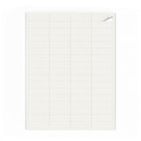 Witte etiketten pakketten XS - 100 vel