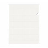 Witte etiketten pakketten S - 100 vel