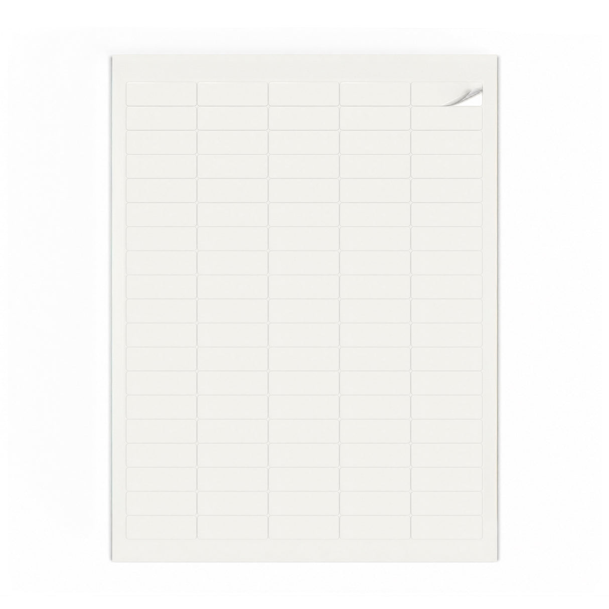 Witte etiketten pakketten XS - 100 vel