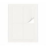 Witte etiketten pakketten ML - 100 vel