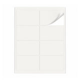 Witte etiketten pakketten ML - 100 vel