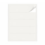 Witte etiketten pakketten L - 100 vel