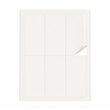 Witte etiketten pakketten ML - 100 vel