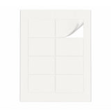 Witte etiketten pakketten ML - 100 vel