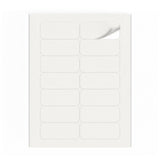 Witte etiketten pakketten M - 100 vel
