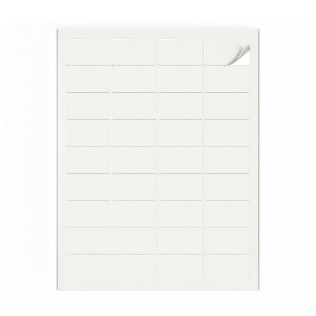 Witte etiketten pakketten XS - 100 vel