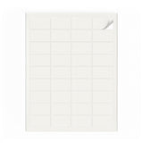 Witte etiketten pakketten XS - 100 vel