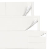 Witte etiketten pakketten L - 100 vel