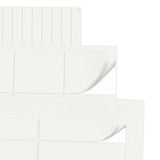 Witte etiketten pakketten S - 100 vel