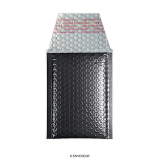 Glanzende metaalachtige luchtkussen enveloppen