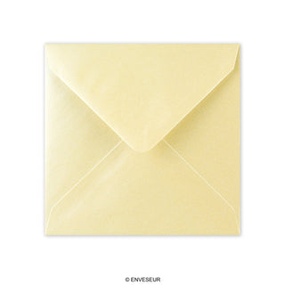 140x140 champagne glans vierkant gegomd effen 100gsm velijn