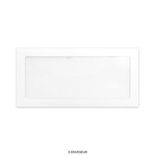 110x220 mm (DL) Envelop met groot venster