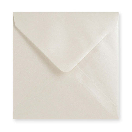 140x140mm Grijswitte glanzende envelop