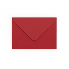 125x175 mm Donkerrood Envelop