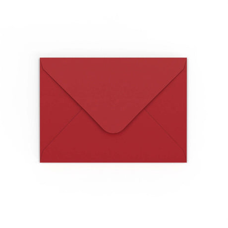 125x175 mm Donkerrood Envelop
