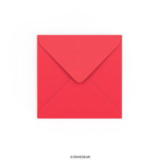 130x130 mm Helder Rood Envelop