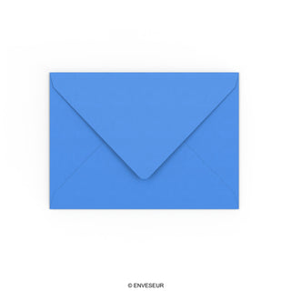 helder blauw envelop 133x184 mm