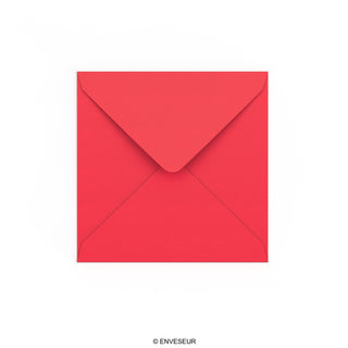 140x140 mm Helder Rood Envelop